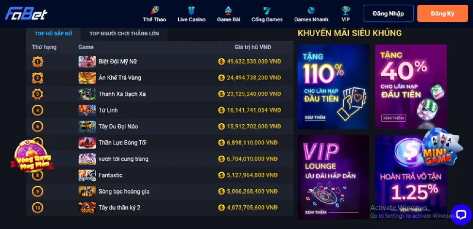 Cá cược thể thao big888