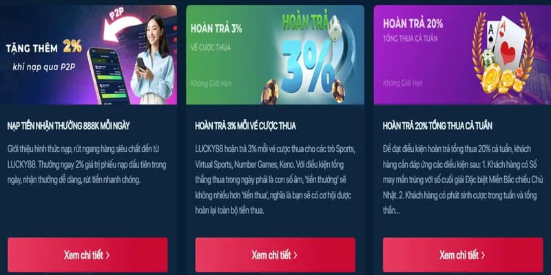 Ưu đãi chào mừng big888